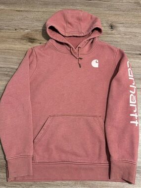 Carhartt Women's Iconic Clarksburg Graphic in Dusty Rose Pink